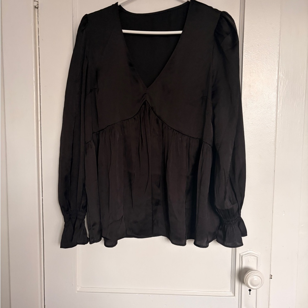 French Connection Black Blouse